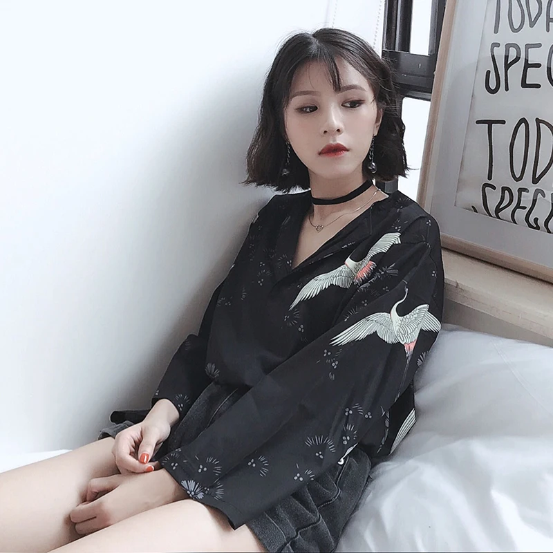 

Cheap wholesale 2018 new autumn winter Hot selling women's fashion casual ladies work Shirts G97