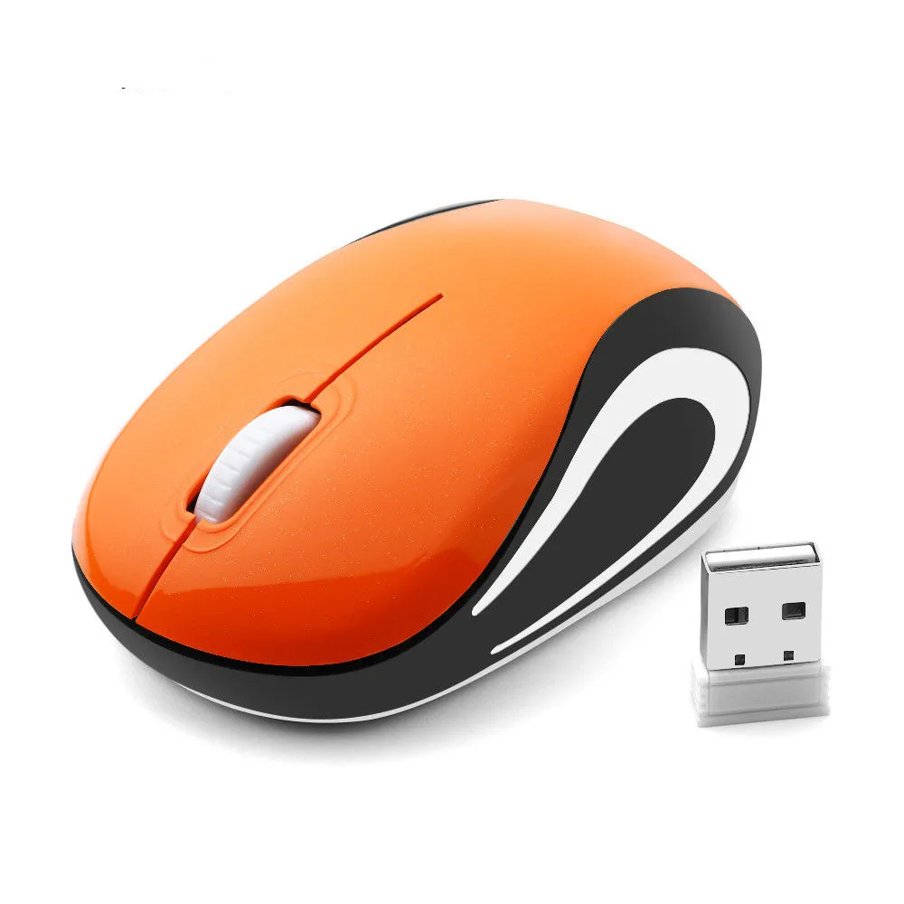 2 4 ГГц Беспроводная мини мышь Милая портативная оптическая USB драйвер