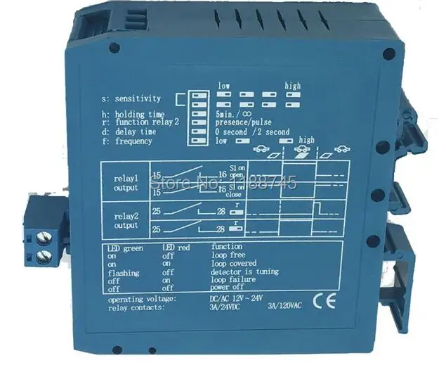 10 шт./лот DC12 ~ DC24V система управления парковкой Индуктивный детектор