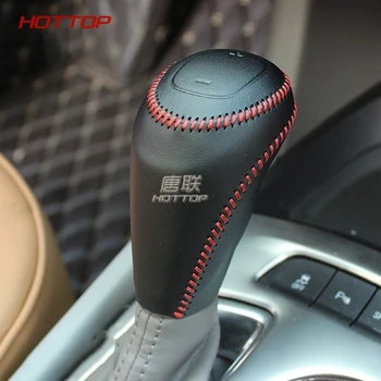 

leather shift knob handle Cover for Chevrolet Malibu XL car styling 2 model can be chose