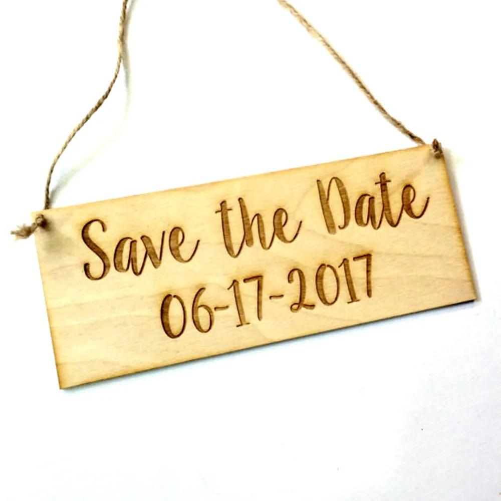 

Customized Wooden Save the Date Pet Dog Announcement Photo Prop Sign ,Personalized Save the Date Wedding Direction Sign