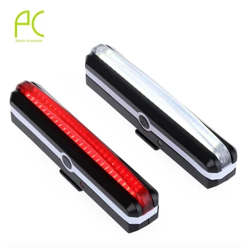 

PCycling Super Bright Waterproof USB Rechargeable Bicycle Tail Rear Safety Warning Light 3 Modes 5 colors Bycicle Accessories