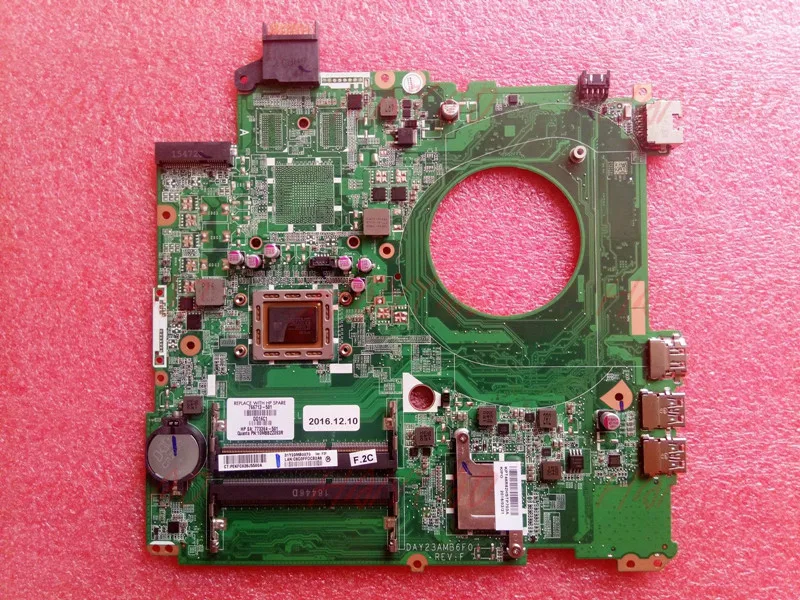 Seller  766713-501 For HP Pavilion 15-P Laptop motherboard A8 cpu DAY23AMB6C0 100% Tested