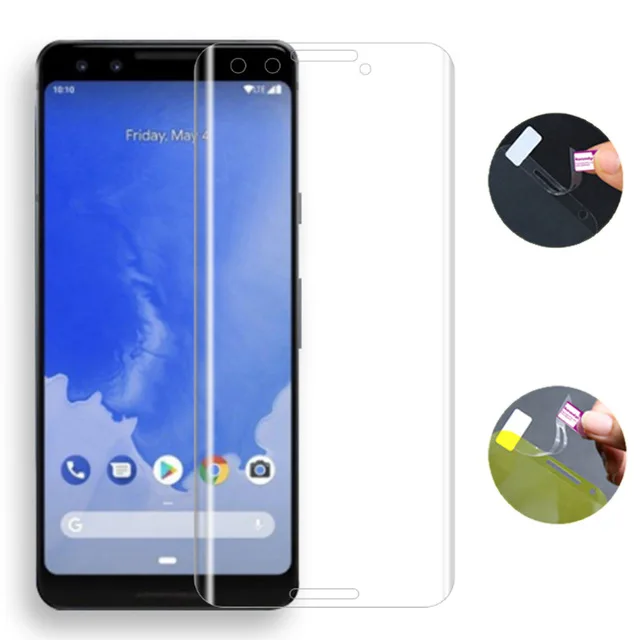

Pixel 3 XL Hydrogel Protective Film for Google Pixel 2 2XL TPU Full Cover Screen Protector on Pixel 3 XL HD Clear Front Film