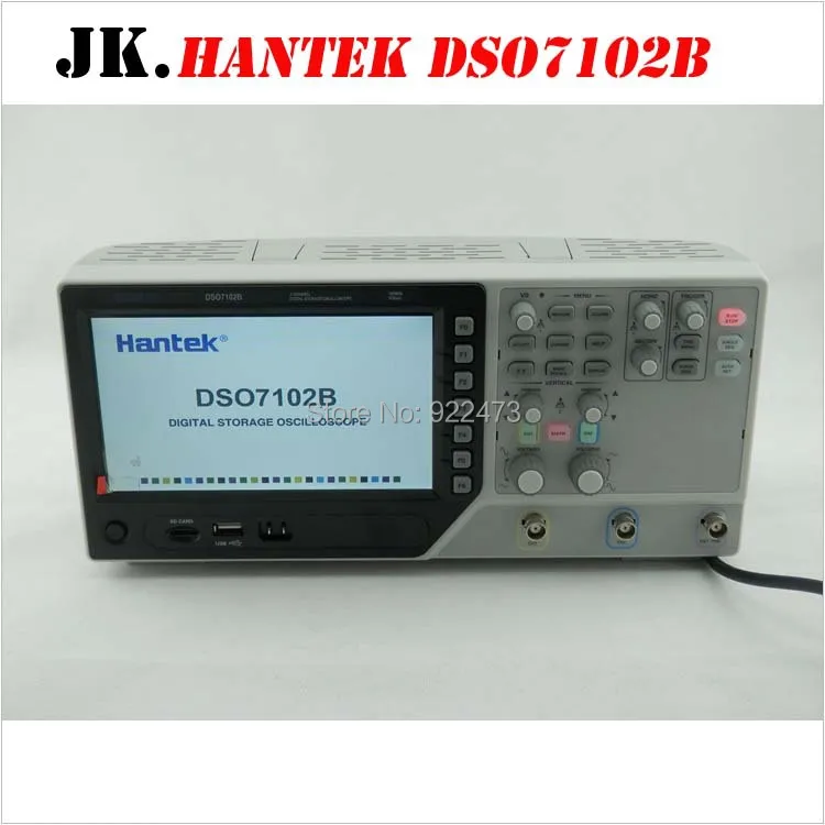 H111 Hantek DSO7102B цифровой осциллограф 2Gsa/s реальный частота образцов 2 канала 100 МГц полоса пропускания 64 K Глубина памяти