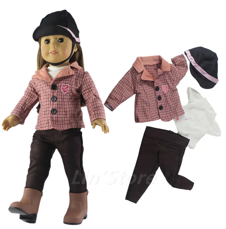 Модная кукольная одежда, повседневная одежда, наряд для 18 дюймов, американская кукла, много стилей на выбор