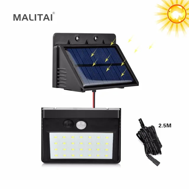 Separable Solar Panel Led Lamp Pir Motion Sensor 28 Light Separable Solar Panel Led Lamp Pir Motion Sensor 28 Light Outdoor Indoor Waterproof Night