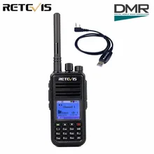 DMR Radio Digital Walkie Talkie Retevis RT3 (GPS) UHF 400-480MHz 5W 1000CH Ham Radio Hf Transceiver 2 antenna + Program Cable