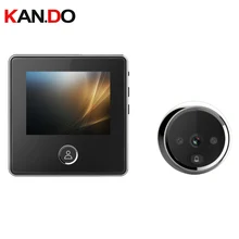 Кольцо видеокамера сфотографировать видео bell 3," ЖК-монитор глазок камеры с дверной Звонок функция 120 градусов ИК ночного видения