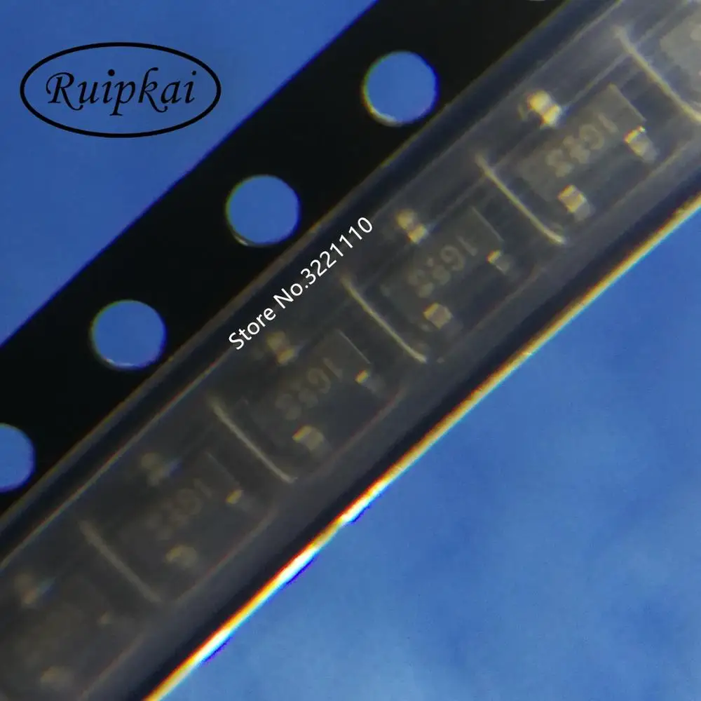 100PCS BC847A BC847B BC847C SOT 23 Marking:1G/1E/1Ft/G1P/1Gs NPN ...