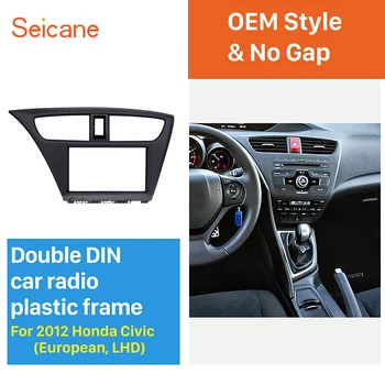 

Seicane Double Din Car Radio Fascia for 2012 2013 2014 2015 Honda Civic European LHD Fitting Frame Trim Bezel Panel Adaptor