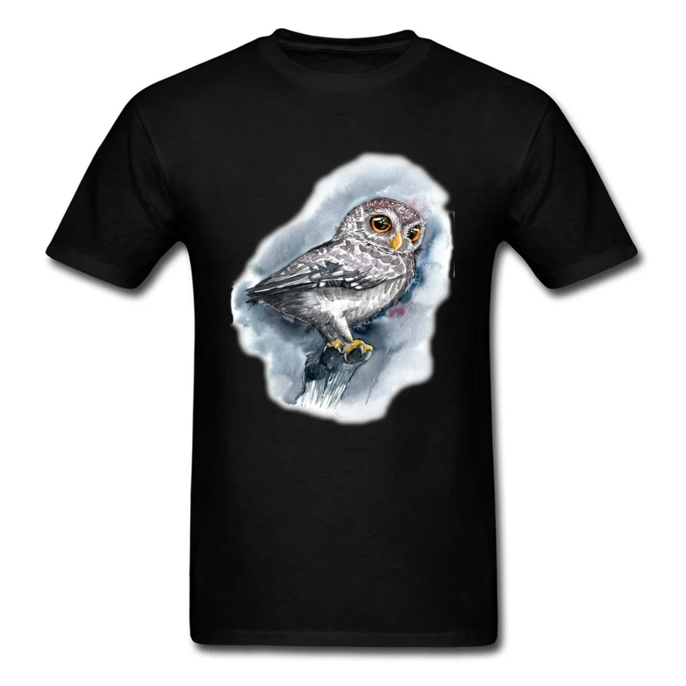 Watercolor Owl_black