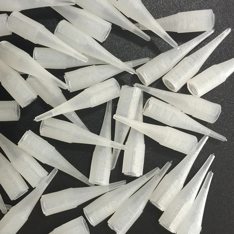 100pcs 1RL Permanent Makeup Giant Sun Needle Caps 5mm Diameter 2.5 Length Eyebrow Tattoo Needles Tips