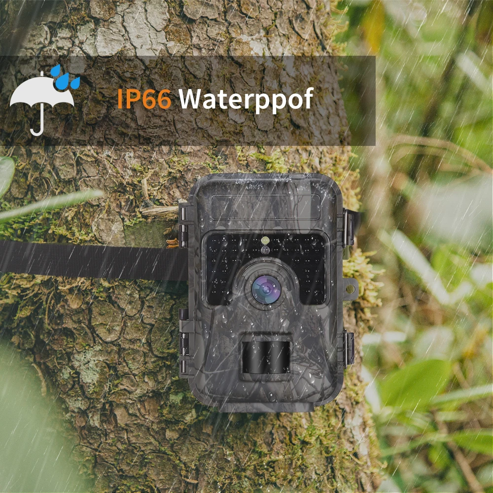 

Hunting Trail Camera 1080P 16MP Wildlife Scouting Cam IR Night Vision IP66 20M