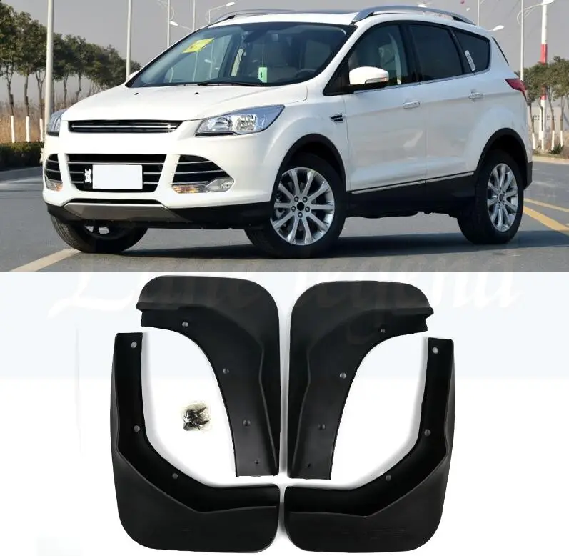 

Car Accessories For Ford Kuga Mud Flaps Splash Guards Mud Guards Splash Guard Mudguards Mudguard 2013 2014 2016 Black 4pcs/Set