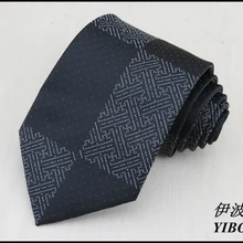 Мужской индивидуальный галстук/белый узор в горошек и черный симметричный дизайн/мужская деловая официальная одежда Галстуки-балки