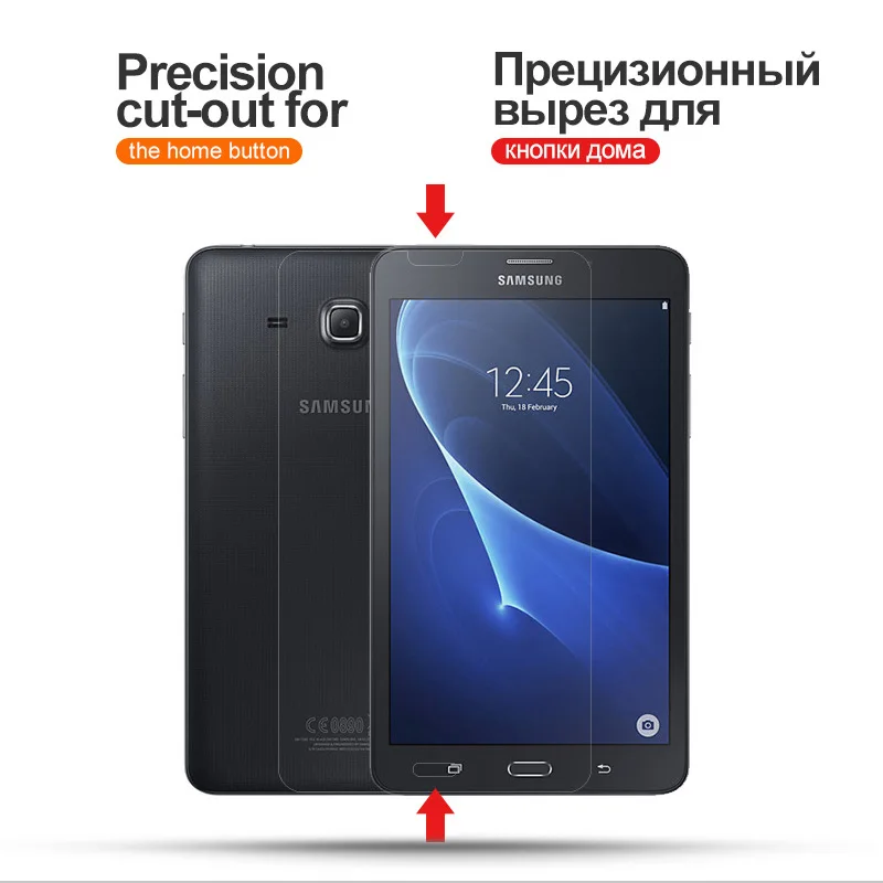 HD планшет закаленное стекло для samsung Galaxy Tab T285 T580 T280 T700 T800 Защитная пленка для samsung N5100 P3100 T320 T230