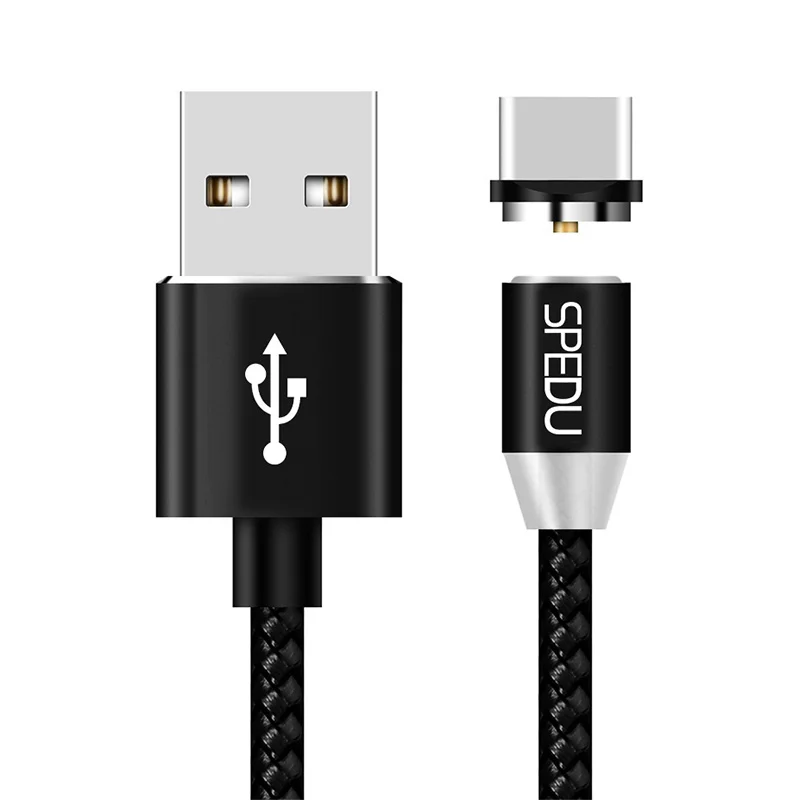 SPEDU USB شاحن سيارة للجوال هاتف لوحي كابل مغناطيسي سريع شاحن سيارة-شاحن المزدوج USB سيارة مهايئ شاحن الهاتف في سيارة