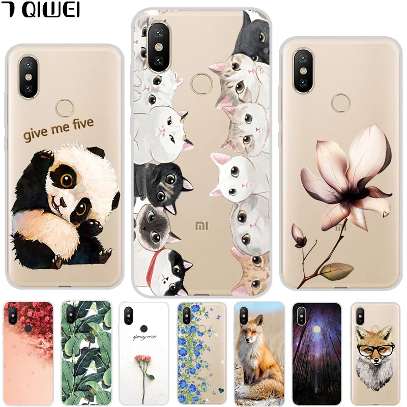 

MIA2 5.99'' For Xiaomi Mi A2 Case Silicone Soft TPU Phone Case For Funda Xiaomi Mi 6X MI6X Phone Case Mi A 2 Clear Protective