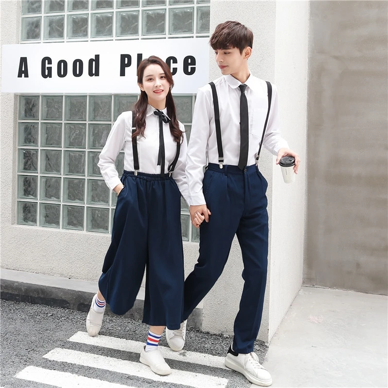 

2019 students long sleeved school uniforms japan and south korea jk uniforms junior high school boys and girls students