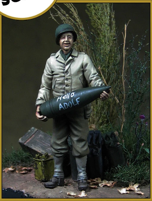 1/35 масштаб неокрашенные полимерные фигурки солдат США переноски снаряды|Наборы