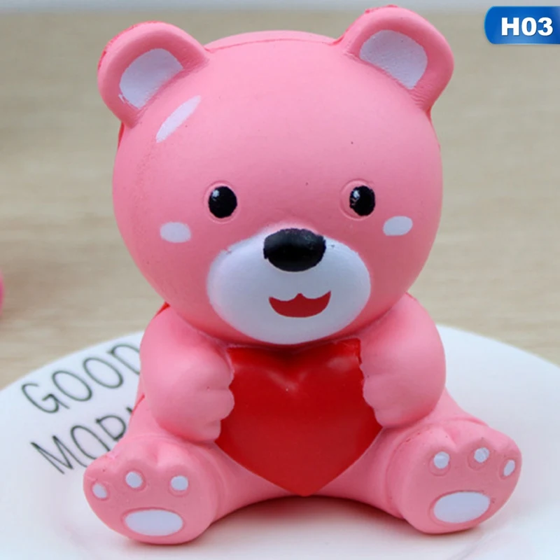 Рождественский Медведь Корова мягкое игрушки Мягкая кукла медленно поднимающийся крем ароматизированный пакет детская игрушка Рождественский подарок - Цвет: H03
