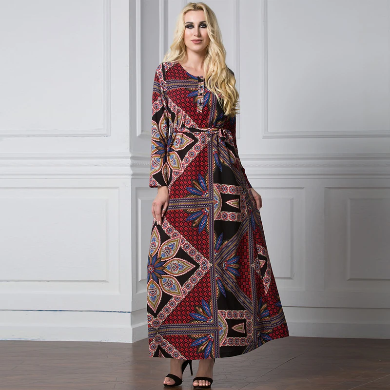 Vestidos Кафтан Абая Дубай Длинные арабский хиджаб мусульманское платье для женщин