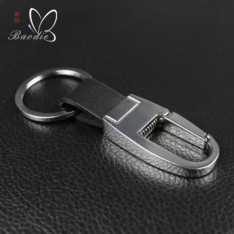 High end leather Keychain Hot Sale Car Key Chain Key Ring high end