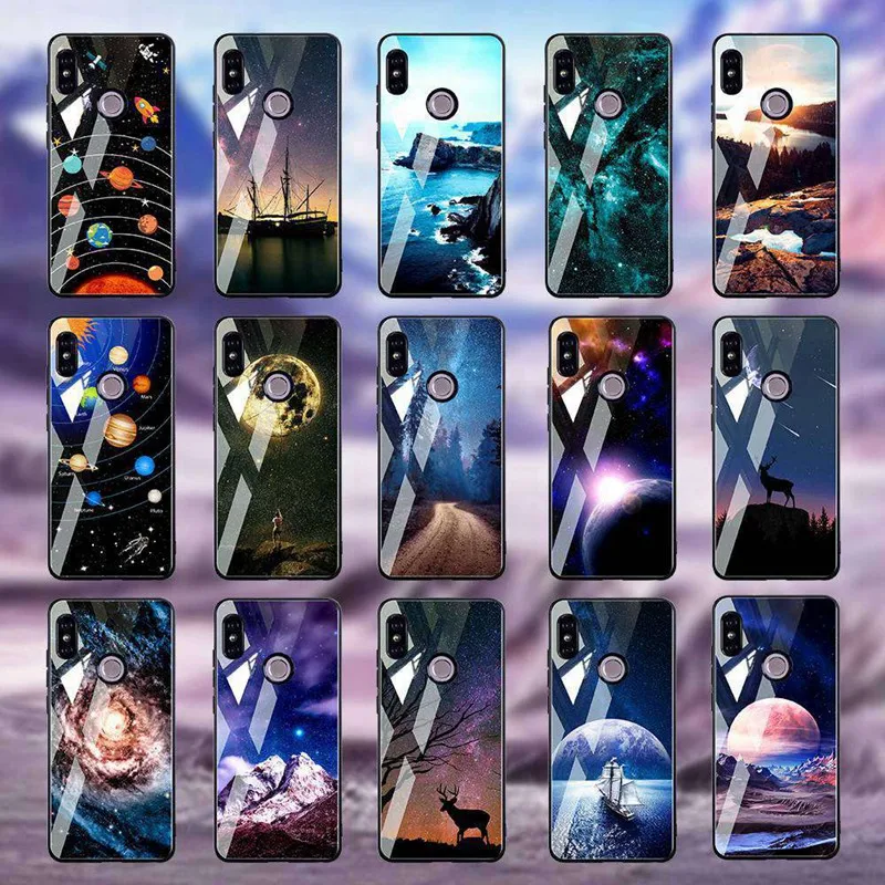 TOMKAS Tempered Glass Case For Xiaomi Redmi Note 5 Global 4X Space Coque Case Redmi 4X 5 Plus Cover Phone Cases For Xiaomi Mi A1 (21)