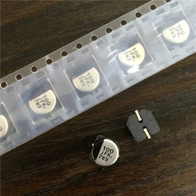 10 шт. 100 мкФ 6,3 В FK серии 6,3x5,8 мм низкий ESR 6.3V100uF чип Типа SMD алюминиевый электролитический конденсатор|electrolytic capacitors|aluminum electrolytic capacitorsmd aluminum electrolytic capacitor | АлиЭкспресс