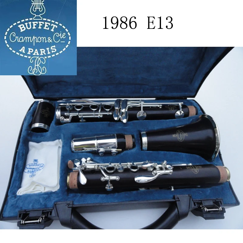 Buffet Crampon &amp CIE APARIS Кларнет klarnet с Case/1986 E13 сандалового дерева Ebony трубки klarinet e