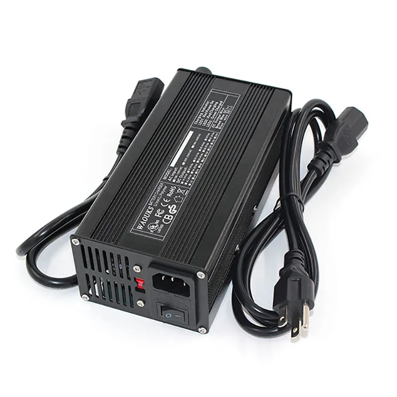 12.6V 20A Charger 12.6V Li-ion Battery Charger For 3S 11.1V 12V Lipo/LiMn2O4/LiCoO2 Battery Charger Aluminum shell With fan