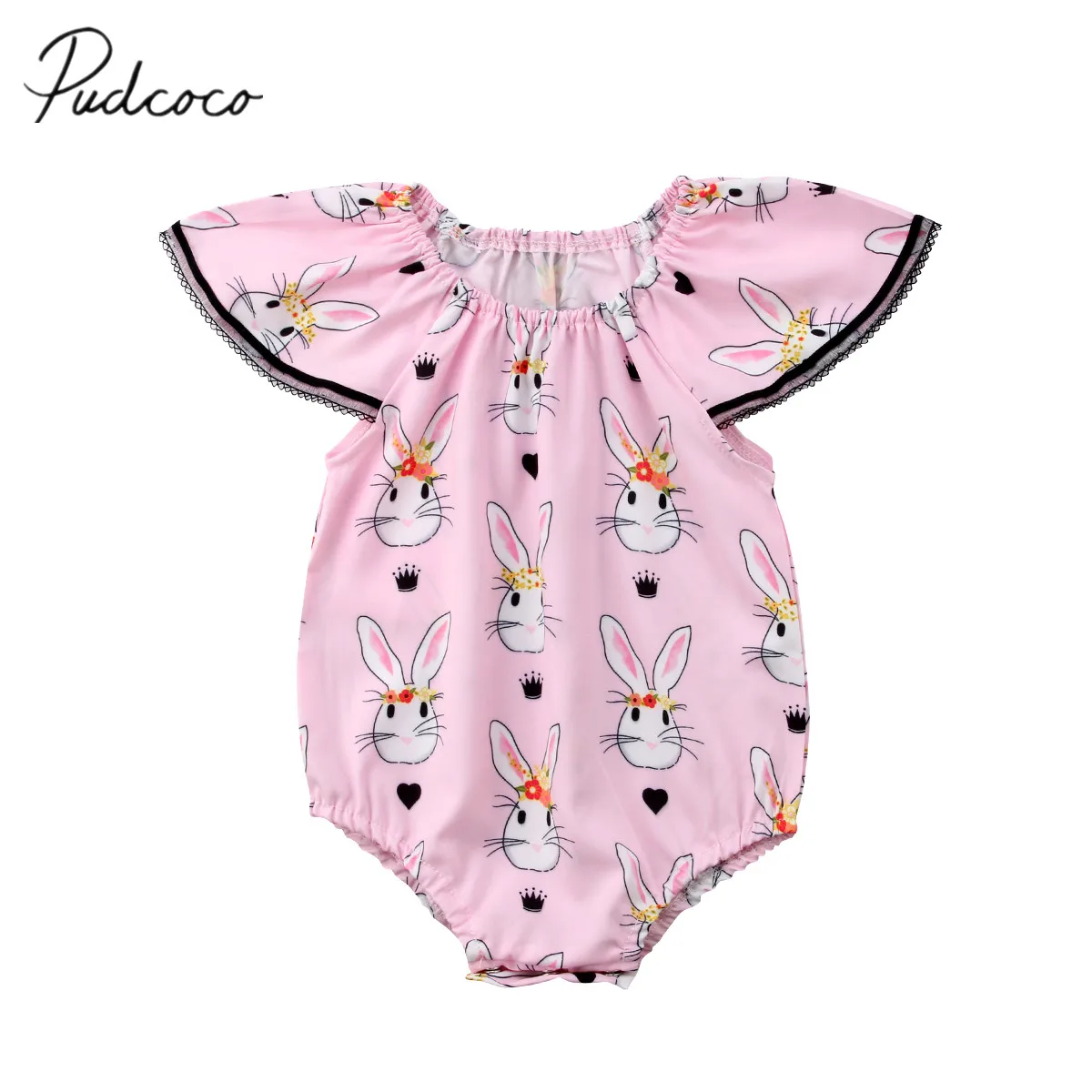 Newborn Rabbit Bunny Clothes Baby Girl Toddler Romper Bodysuit Playsuit Outfits