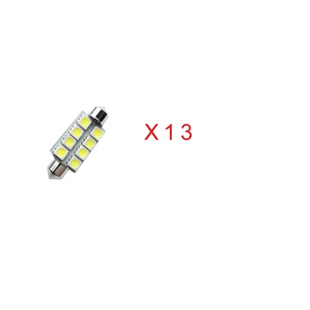 

13Pcs Canbus LED Lamp Car Bulbs Interior Package Kit For Chevrolet Silverado 1500 2500 3500 2007-2013 Map Dome Light