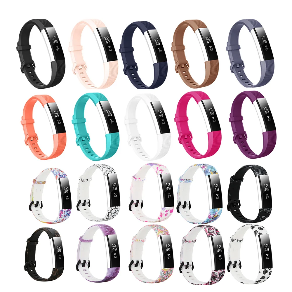 Honecumi Silicone Bands For Fitbit Alta HR Replacement Accessory Watch Bands Wrist Straps For Fitbit Alta HR Alta Bulk Pack