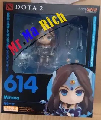  Nendoroid 614 10 cm Kawaii Carino Dota 2 dota2 Gioco Mirana Nightshade POM Carattere Azione PVC Fig