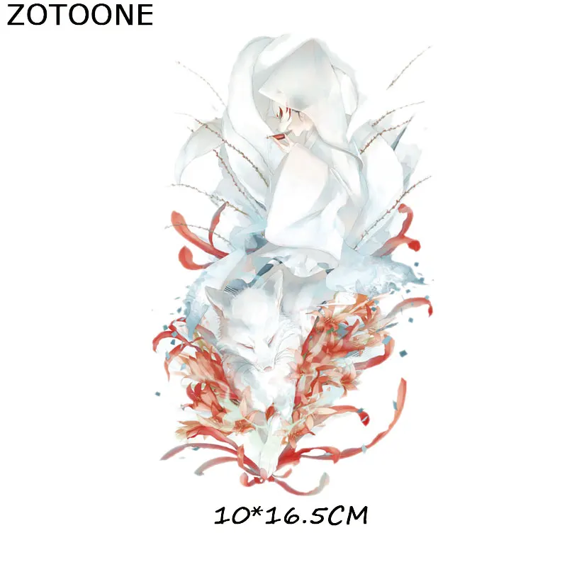 809 ZOTOONE/нашивки с полосками, набор, железная наклейка, милая собака, Сова, нашивка для футболок, детская одежда для девочек, сделай сам, термо-Стикеры для одежды, одежда M - Цвет: 809
