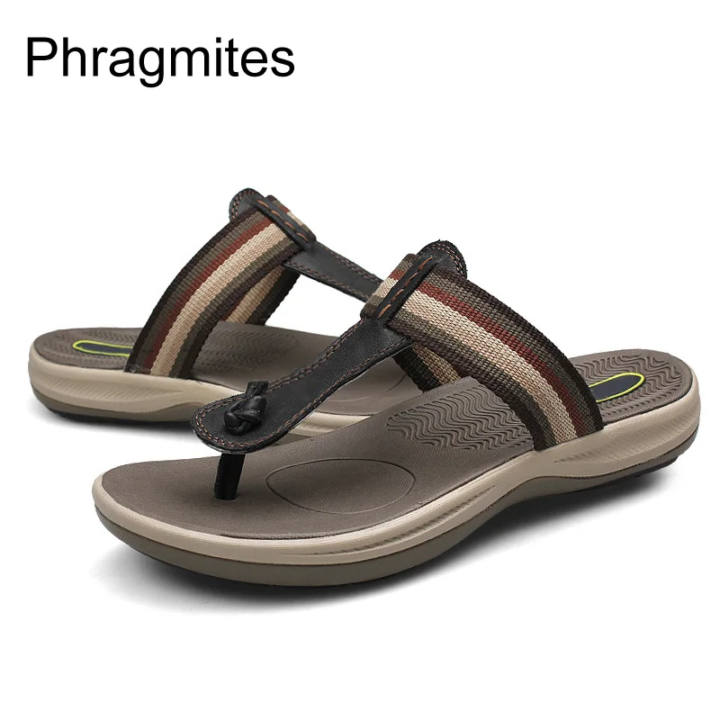 Phragmites/2019 классические мужские мягкие сандалии легкая Мужская Летняя обувь