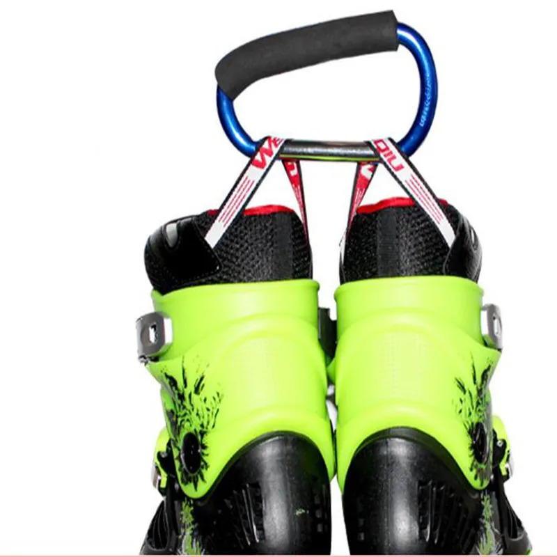 متعددة الوظائف زلاجات دوارة الأحذية مقبض مشبك خطاف معدني مضمنة أحذية التزلج سبائك الألومنيوم مشبك إرسال عشوائيا