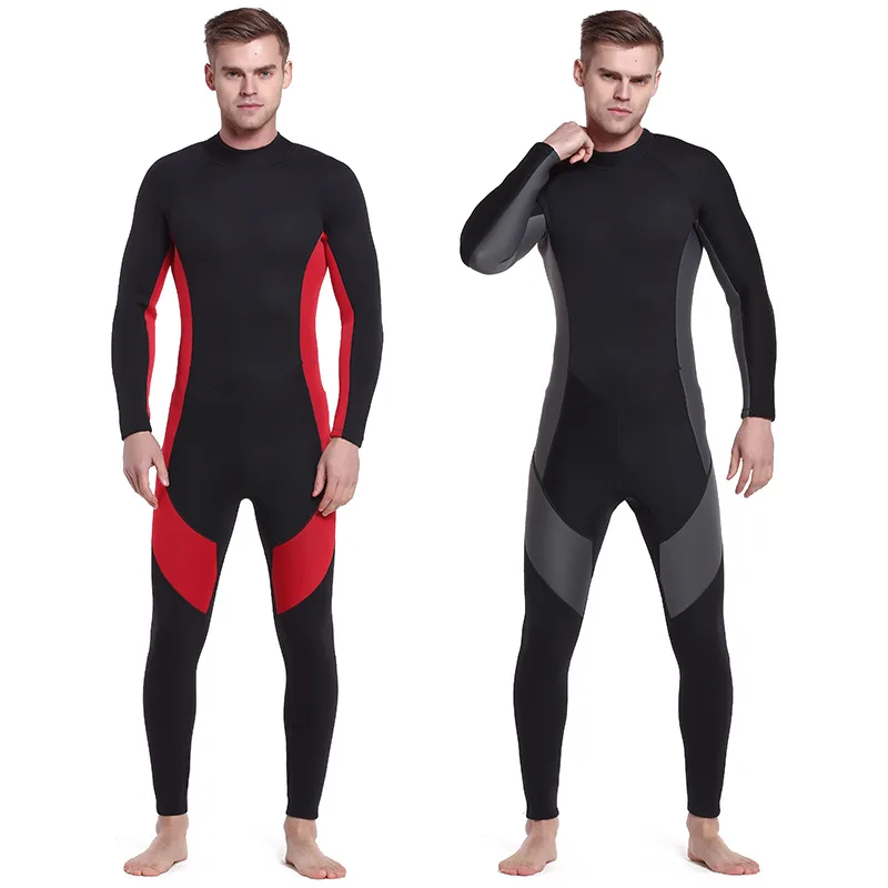 

C331 Thick warm winter outdoor snorkeling piece long sleeve jellyfish clothing diving suit surf clothing swimsuit 3MM CE