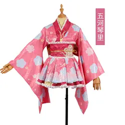 Аниме Дата A LIVE Itsuka Kotori костюм кимоно для косплея карнавальное платье для косплея наряд женское платье костюм для косплея