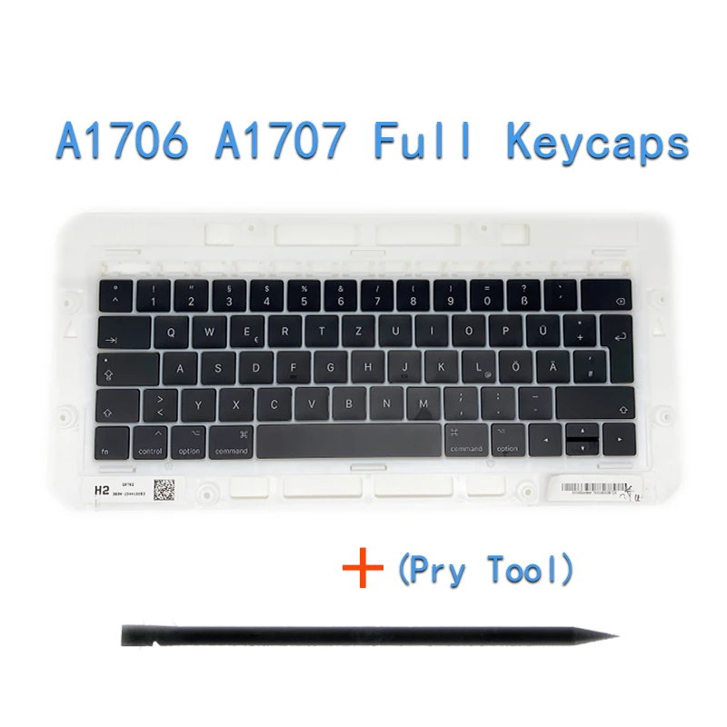 Оригинальные немецкие колпачки клавиш A1706/A1707/A1708 для Macbook Pro/Air 13 &quot15&quot A1932/A1990/A1989