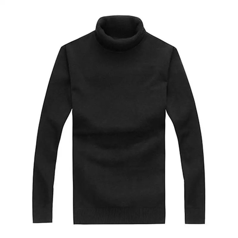 Popular Mens Black Turtleneck Sweater-Buy Cheap Mens Black