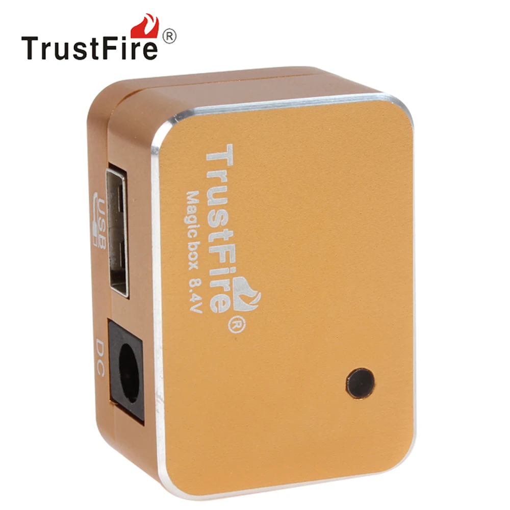 

TrustFire 8.4V Magic Box Battery Pack Charger Adapter Micro USB Output for LED Bicycle Light Bike Lamp Mobile Phone MP3 Tablet