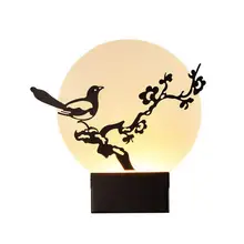 Chinese style Led Wall Lamp Simple Modern Living Room Background Lighting Bedside Lamp Decorative Hallway Bathroom Light