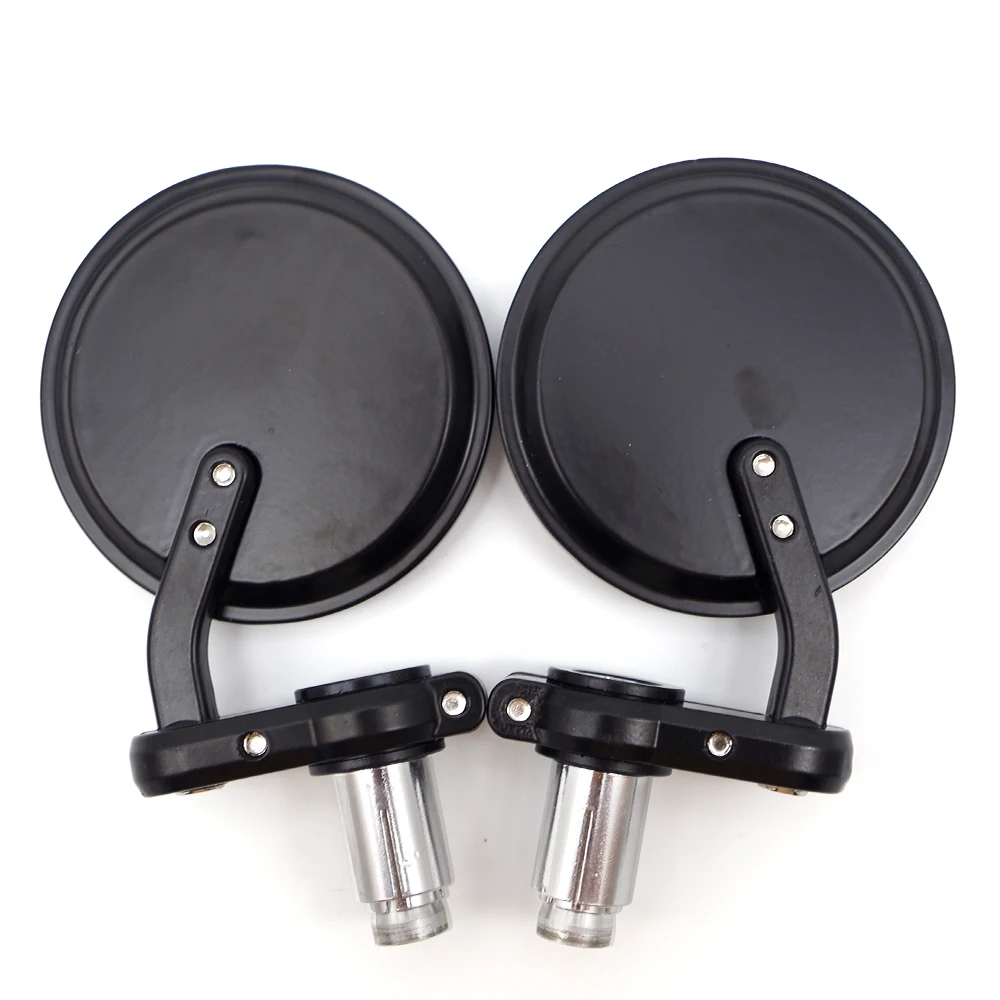 

Universal 22mm motorcycle Handle bar End mirror Retro rearview Mirrors FOR Ducati Scrambler 796 Suzuki GSF650 Bandit 250/400