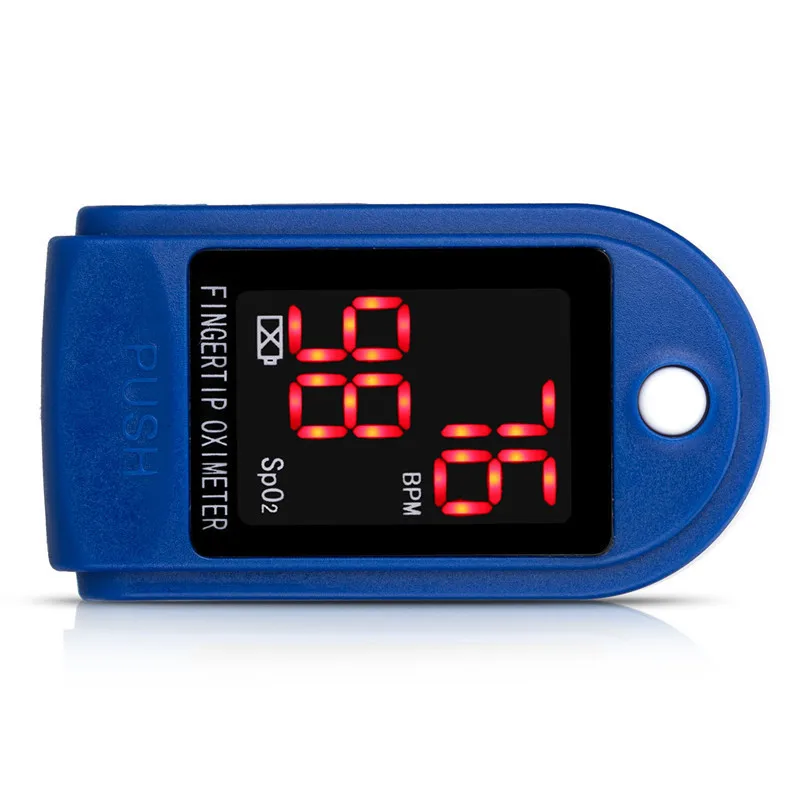 

household Medical equipment Fingertip LED Pulse rates tester Oximeter Blood Oxygen Saturation Monitor Family HealthCare device