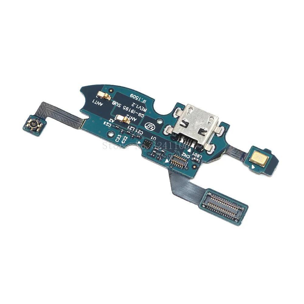 CXHKRR Оригинальное USB зарядное устройство гибкий кабель для SAMSUNG Galaxy S4 Mini i9190 i9195 usb порт зарядки с микрофоном