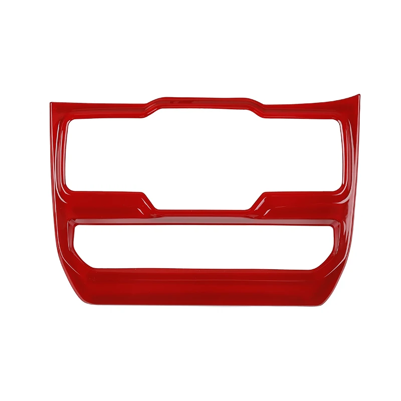 SHINEKA интерьерные молдинги для Jeep Wrangler JL+ для панели управления окон Декоративные Наклейки интерьерные аксессуары для jeep JL - Название цвета: Красный