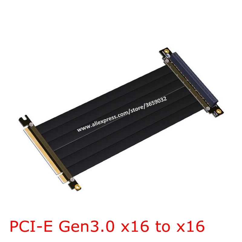 PCI-e x16 Riser Gen3.0 For CM VGA Cooler Master vertical graphics card holder kit ITX Motherboard Casing PCIe 16x Extender Cable